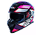 CAPACETE ASX EAGLE SV FAST BRILHO PRETO/LILAS/ROSA - Imagem 3