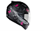 CAPACETE EBF SPARK BORBOLETA PRETO FOSCO - Imagem 1