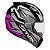 CAPACETE EBF SPARK SPOT PRETO ROSA - Imagem 1