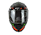 CAPACETE FW3 GTX 43 VERMELHO E VERDE C/ OCULOS - Imagem 3