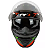 CAPACETE FW3 GTX 43 VERMELHO E VERDE C/ OCULOS - Imagem 4
