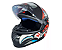 CAPACETE FW3 GTN EAGLE VERMELHO COM AZUL - Imagem 2