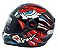 CAPACETE FW3 GTN EAGLE VERMELHO COM AZUL - Imagem 1