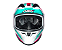 CAPACETE ASX CITY KINGDOM BRILHO BRANCO/ROSA/TIFFANY - Imagem 6