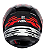 CAPACETE ASX CITY ARROW BRILHO PRETO/VERMELHO/BRANCO - Imagem 3