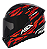 CAPACETE ASX CITY ARROW BRILHO PRETO/VERMELHO/BRANCO - Imagem 1