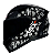 CAPACETE ASX CITY FUN BRILHO PRETO/BRANCO - Imagem 1