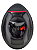 CAPACETE ASX CITY ARROW BRILHO PRETO/GRAFITE/VERMELHO - Imagem 5