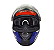 CAPACETE FW3 GTX SUPER VERMELHO COM AZUL E BRANCO C/ OCULOS - Imagem 2