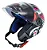 CAPACETE FW3 X OPEN EAGLE ROSA COM AZUL - Imagem 2