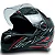 CAPACETE FW3 GT2 BCO/VERMELHO BRILHANTE - Imagem 2