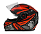 CAPACETE FW3 GTN R1 PRETO COM VERMELHO FOSCO - Imagem 1