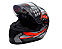 CAPACETE FW3 GTX FOX GRAFITE VERMELHO C/ OCULOS - Imagem 2