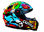 CAPACETE FW3 GT CARTOON PRETO BRILHANTE - Imagem 2