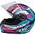 CAPACETE FW3 GTN FOX AZUL TIFANNY - Imagem 1