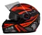 CAPACETE FW3 GTX R1 PRETO FOSCO/VERMELHO COM OCULOS - Imagem 1