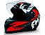 CAPACETE FW3 GTN SPEED PRETO COM VERMELHO - Imagem 2