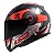 LS2 CAPACETE RAPID FF353 STRATUS BLK/RED/SILVER - Imagem 1