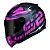 LS2 CAPACETE RAPID FF353 CROMO MATTE BLK/PINK - Imagem 1