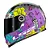 LS2 CAPACETE FF358 DREAMCATCHER SILVER/YELLOW - Imagem 3