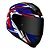 NORISK FAB CAPACETE RAZOR SHARP BLUE/RED - Imagem 3