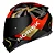 NORISK FAB CAPACETE RAZOR GODSPEED RED/GOLD - Imagem 1