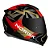 NORISK FAB CAPACETE RAZOR GODSPEED RED/GOLD - Imagem 4