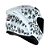 CAPACETE ASX CITY FUN BRILHO BRANCO/PRETO - Imagem 4