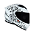 CAPACETE ASX CITY FUN BRILHO BRANCO/PRETO - Imagem 2