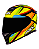 CAPACETE ASX EAGLE EXPLORER BRILHO PRETO/AMARELO/LARANJA - Imagem 4