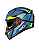 CAPACETE ASX EAGLE SV EXPLORER FOSCO PRETO/AZUL/AMARELO - Imagem 1
