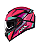 CAPACETE ASX EAGLE SV EXPLORER BRILHO PRETO/ROSA/TIFFANY - Imagem 1