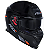 CAPACETE ASX EAGLE SV SOLID BRILHO PRETO/GRAFITE/VERMELHO - Imagem 4