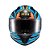 CAPACETE TEXX FECHA RAPTOR ARCADE AZU VERM AMARE BRILO - Imagem 3