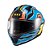 CAPACETE TEXX FECHA RAPTOR ARCADE AZU VERM AMARE BRILO - Imagem 5