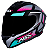 CAPACETE ASX DRAKEN SPIRIT BRILHO PRETO/TIFFANY/PRATA - Imagem 2