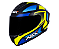 CAPACETE ASX DRAKEN SPIRIT FOSCO PRETO/AZUL/AMARELO - Imagem 2