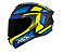 CAPACETE ASX DRAKEN SPIRIT FOSCO PRETO/AZUL/AMARELO - Imagem 1