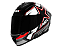 CAPACETE ASX DRAKEN PILOT FOSCO PRETO/VERMELHO/CINZA - Imagem 4