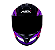 CAPACETE ASX DRAKEN PILOT BRILHO PRETO/LILAS/ROSA - Imagem 4