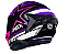 CAPACETE ASX DRAKEN PILOT BRILHO PRETO/LILAS/ROSA - Imagem 3