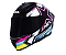 CAPACETE ASX DRAKEN PILOT BRILHO PRETO/COLORS - Imagem 2
