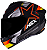 CAPACETE ASX DRAKEN PILOT FOSCO PRETO/VERMELHO/AMARELO - Imagem 1