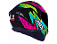 CAPACETE ASX DRAKEN THUNDER BRILHO PRETO/ROSA/TIFFANY 56/S - Imagem 7