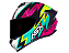 CAPACETE ASX DRAKEN THUNDER BRILHO PRETO/ROSA/TIFFANY 56/S - Imagem 1
