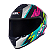 CAPACETE ASX DRAKEN THUNDER BRILHO PRETO/ROSA/TIFFANY 56/S - Imagem 3