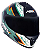 CAPACETE ASX DRAKEN THUNDER FOSCO PRETO/VERDE/LARANJA - Imagem 4