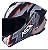 CAPACETE ASX DRAKEN THUNDER BRILHO PRETO/CINZA/VERMELHO - Imagem 6