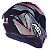 CAPACETE ASX DRAKEN THUNDER BRILHO PRETO/CINZA/VERMELHO - Imagem 4