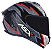 CAPACETE ASX DRAKEN THUNDER BRILHO PRETO/CINZA/VERMELHO - Imagem 5